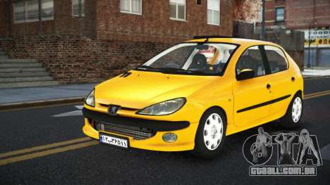 Peugeot 206 Jiwrod para GTA 4