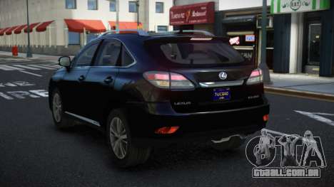 Lexus RX450H Giskax para GTA 4