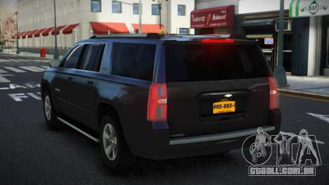 Chevrolet Suburban Muwara para GTA 4