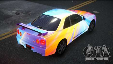 Nissan Skyline R34 Conia S8 para GTA 4