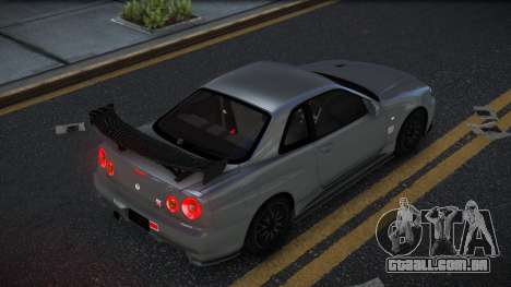 Nissan Skyline R34 Azox para GTA 4