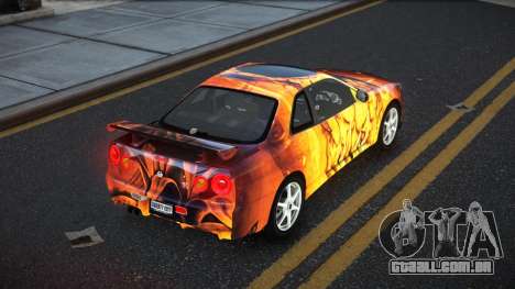 Nissan Skyline R34 Ganleen S14 para GTA 4