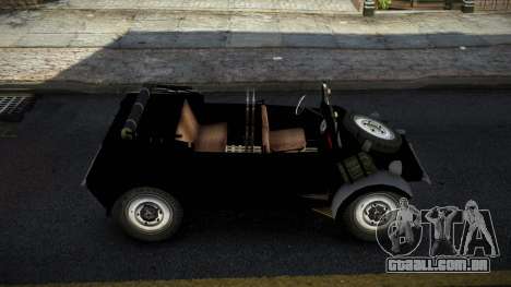 Volkswagen Kubelwagen Saqizodu para GTA 4