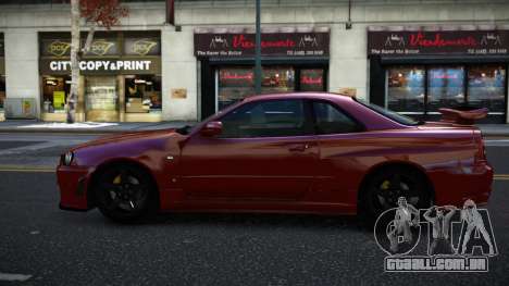 Nissan Skyline R34 Nuhxufi para GTA 4
