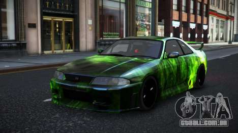 Nissan Skyline R33 Alsonry S14 para GTA 4