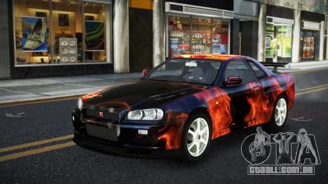 Nissan Skyline R34 Ganleen S9 para GTA 4