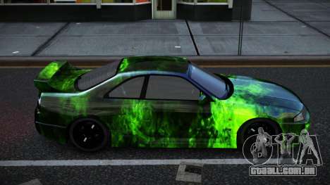Nissan Skyline R33 Alsonry S14 para GTA 4