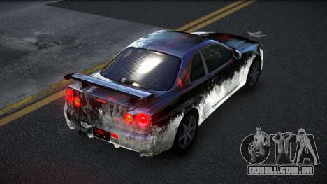 Nissan Skyline R34 Conia S5 para GTA 4
