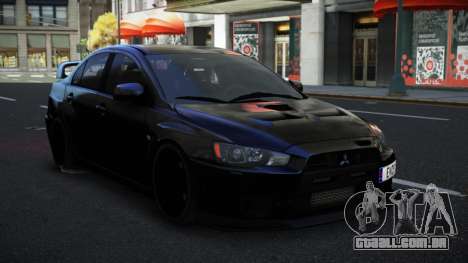 Mitsubishi Lancer Evolution X Tuwcig para GTA 4