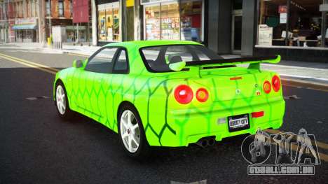 Nissan Skyline R34 Ganleen S8 para GTA 4