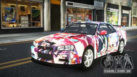Nissan Skyline R34 Ganleen S2 para GTA 4