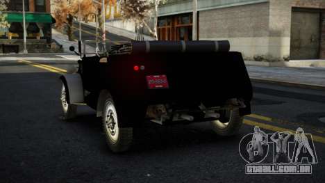 Volkswagen Kubelwagen Saqizodu para GTA 4