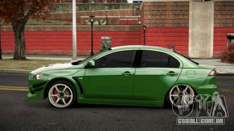 Mitsubishi Lancer Evolution X Ebaq para GTA 4