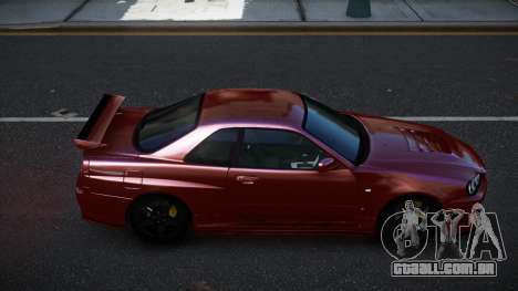 Nissan Skyline R34 Nuhxufi para GTA 4