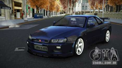 Nissan Skyline R34 Betkam para GTA 4