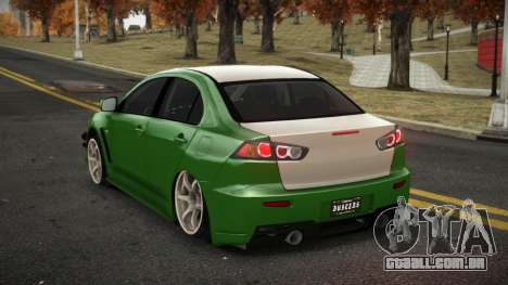 Mitsubishi Lancer Evolution X Ebaq para GTA 4