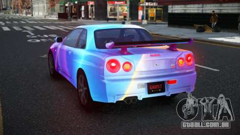 Nissan Skyline R34 Conia S8 para GTA 4