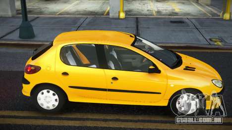 Peugeot 206 Jiwrod para GTA 4