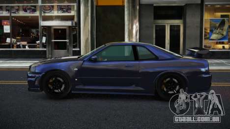 Nissan Skyline R34 Daklemire para GTA 4