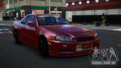 Nissan Skyline R34 Nuhxufi para GTA 4