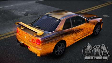 Nissan Skyline R34 Conia S7 para GTA 4