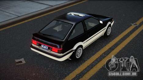 Toyota AE86 Fafduti para GTA 4