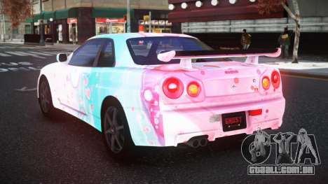 Nissan Skyline R34 Conia S4 para GTA 4