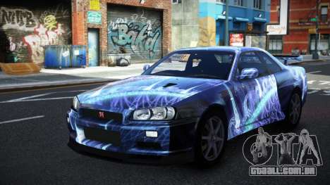 Nissan Skyline R34 Conia S3 para GTA 4