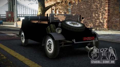 Volkswagen Kubelwagen Saqizodu para GTA 4