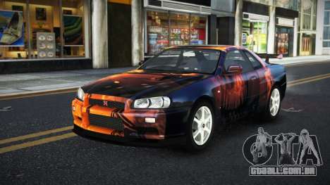 Nissan Skyline R34 Ganleen S14 para GTA 4