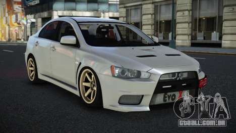 Mitsubishi Lancer Evolution X Ruta para GTA 4