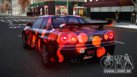 Nissan Skyline R34 Conia S6 para GTA 4