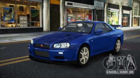 Nissan Skyline R34 Ganleen para GTA 4