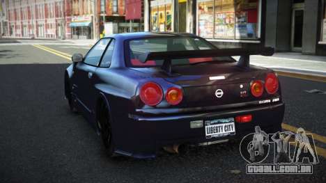 Nissan Skyline R34 Daklemire para GTA 4