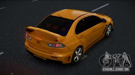 Mitsubishi Lancer Evolution X Jalel para GTA 4