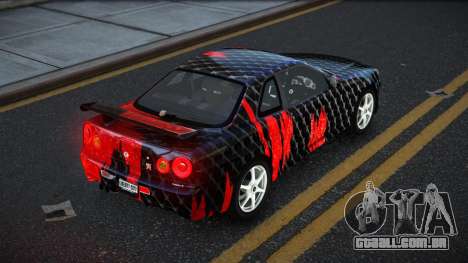Nissan Skyline R34 Ganleen S12 para GTA 4
