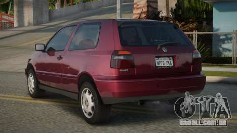Volkswagen Golf Mk3 94th para GTA San Andreas