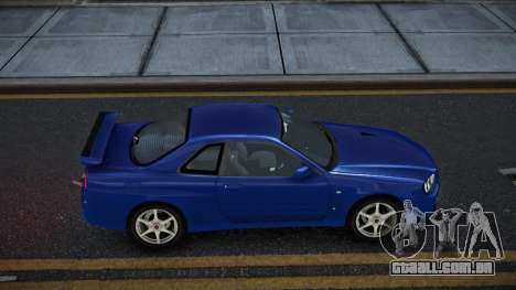 Nissan Skyline R34 Ganleen para GTA 4