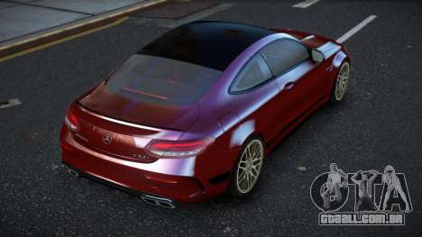 Mercedes-Benz C63 S AMG Divdu para GTA 4