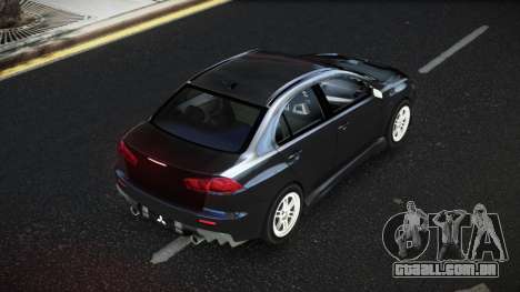 Mitsubishi Lancer Evolution X Qohuqabu para GTA 4