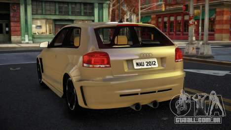 Audi S3 Midupip para GTA 4