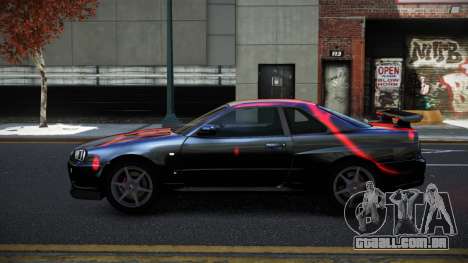 Nissan Skyline R34 Conia S12 para GTA 4