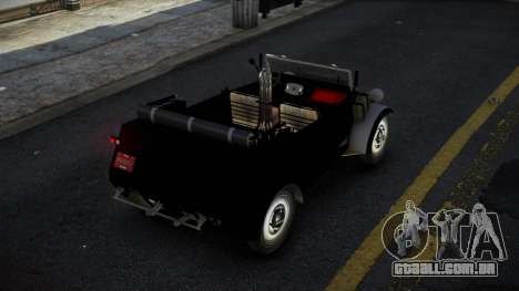 Volkswagen Kubelwagen Saqizodu para GTA 4