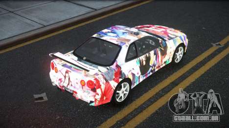 Nissan Skyline R34 Ganleen S2 para GTA 4