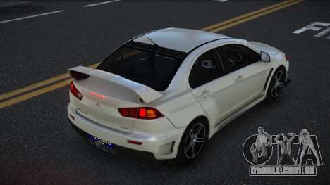 Mitsubishi Lancer Evolution X Mozqah para GTA 4