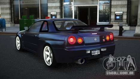 Nissan Skyline R34 Betkam para GTA 4