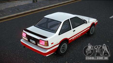 Toyota AE86 Toutu para GTA 4