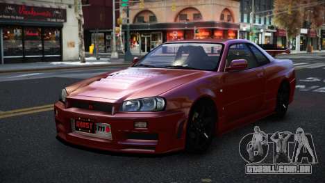 Nissan Skyline R34 Nuhxufi para GTA 4