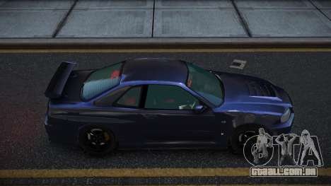 Nissan Skyline R34 Daklemire para GTA 4