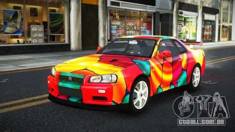 Nissan Skyline R34 Ganleen S11 para GTA 4